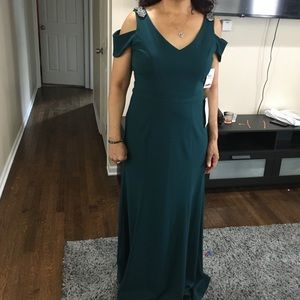 Formal green dress